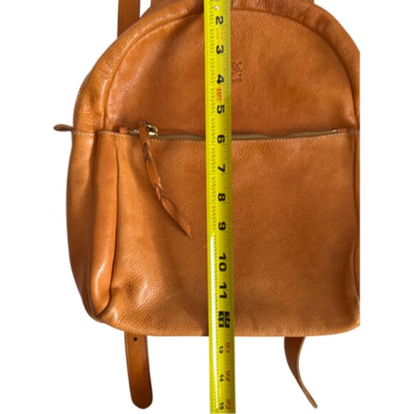 Il Bisonte Saddle Brown Leather Backpack - Picture 17 of 17